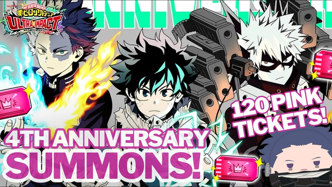 How were your summons? 👀 4th Anniversary FREE Summons in MY HERO ULTRA IMPACT | MHUI