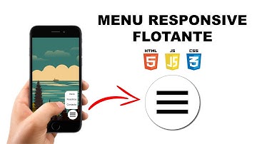 Menu responsive flotante | Desarrollo web
