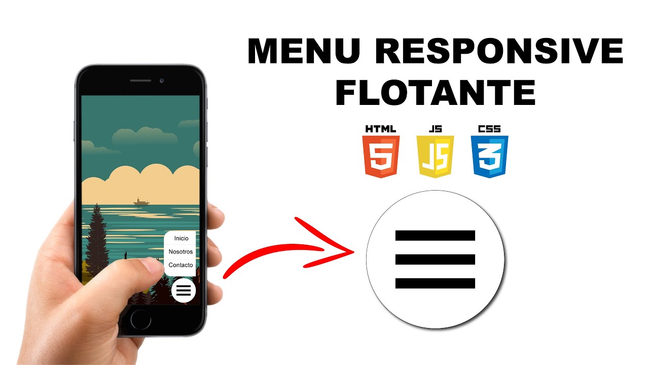 Menu responsive flotante | Desarrollo web - YouTube