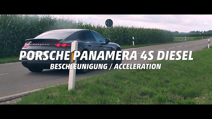 Porsche Panamera Acceleration STOCK vs. RACECHIP Chiptuning 0-100 km/h