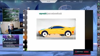 Shahzam Shows his new car on stream