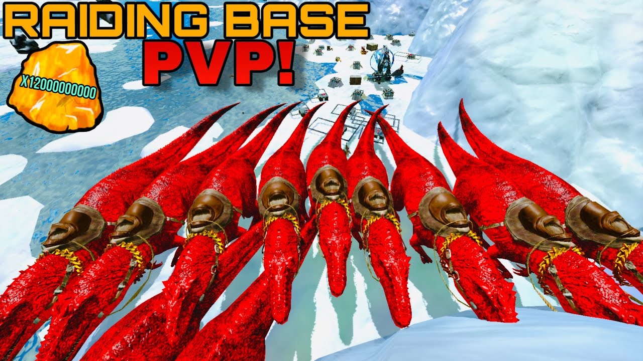 Raiding Base And PvP Enemy | Ark Mobile PvP | EP-2