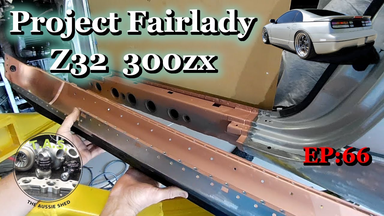 Outer Sill Replacement. Project Fairlady The Nissan Z32 300zx Twin Turbo Mega Build.