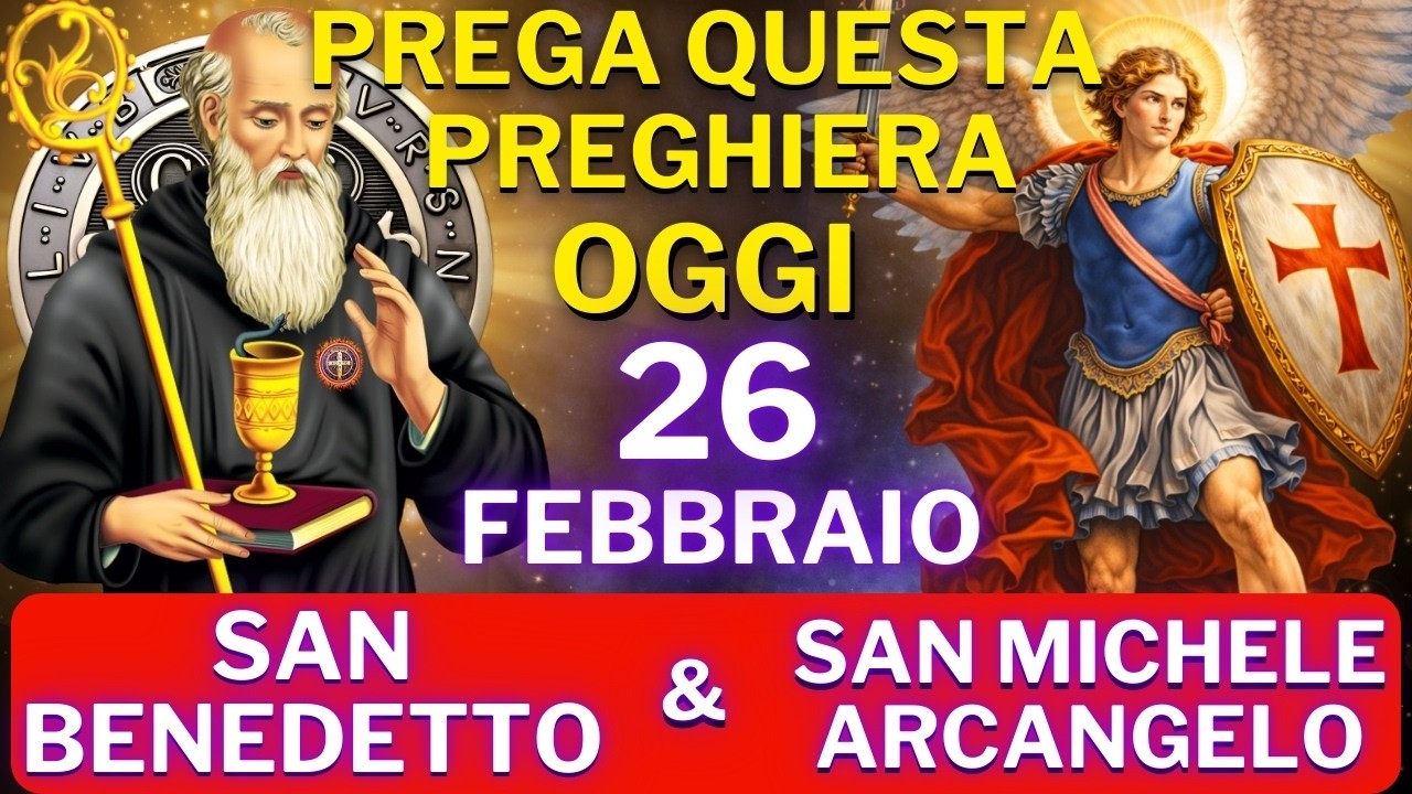 DOPO QUESTA PREGHIERA, NULLA SARÀ PIÙ COME PRIMA! SAN MICHELE ARCANGELO & SAN BENEDETTO