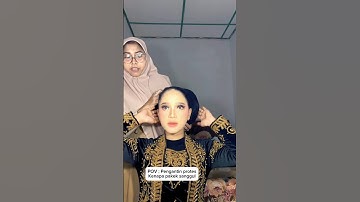 PENGANTIN PROTES PAKE SANGGUL