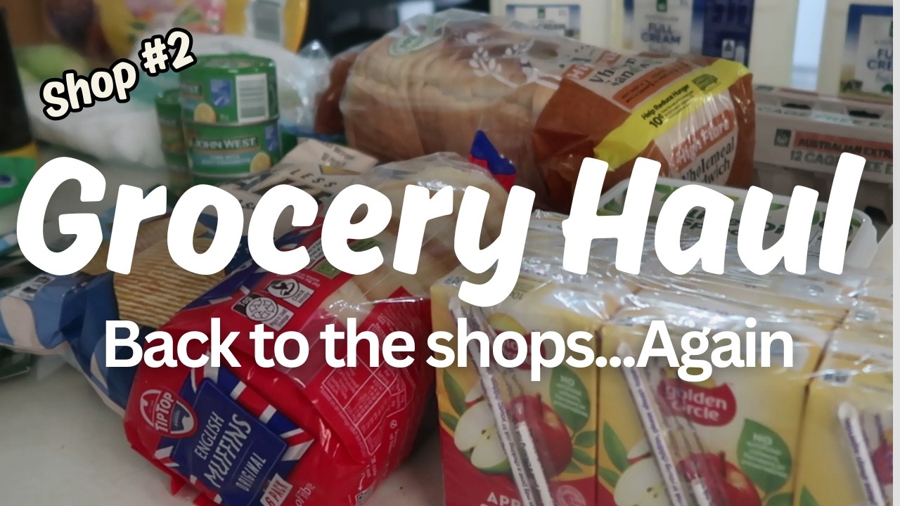 Еженедельные покупки продуктов в Австралии | Снова в магазин... | Домашнее хозяйство с Хэмптон Ноут