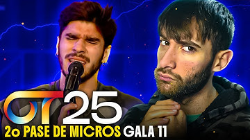 REACCION a GUILLO - Wonder | SEGUNDO PASE DE MICROS GALA 11 | OT 2025 #OT2025
