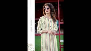 Akshara Vol 13 Zoori Long Straight Kurti Reyon Printed Office Wear Manufacturer Wholesaler