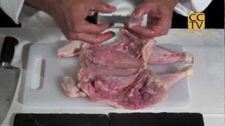 Deshuesar un pollo para rellenar