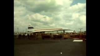 Tupolev Tu-144 and Concorde at Paris Air Show 03.06. 1973.