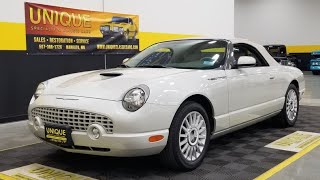2005 Ford Thunderbird 50th Anniversary Convertible | For Sale $27,900 2005 Ford Thunderbird Convertible
