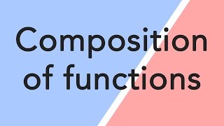 Composition of functions - what does f(g(x)) mean?