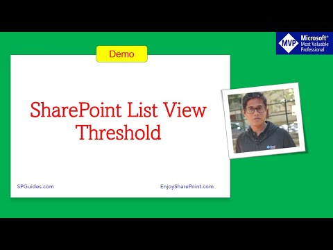 SharePoint list view threshold | How to overcome list view threshold error SharePoint online