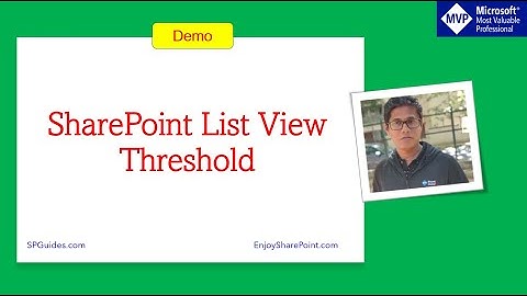 SharePoint list view threshold | How to overcome list view threshold error SharePoint online