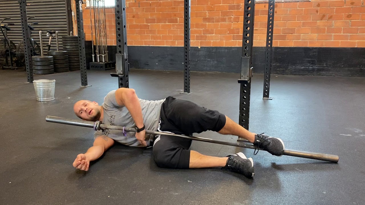 Barbell Adductor Smash YouTube