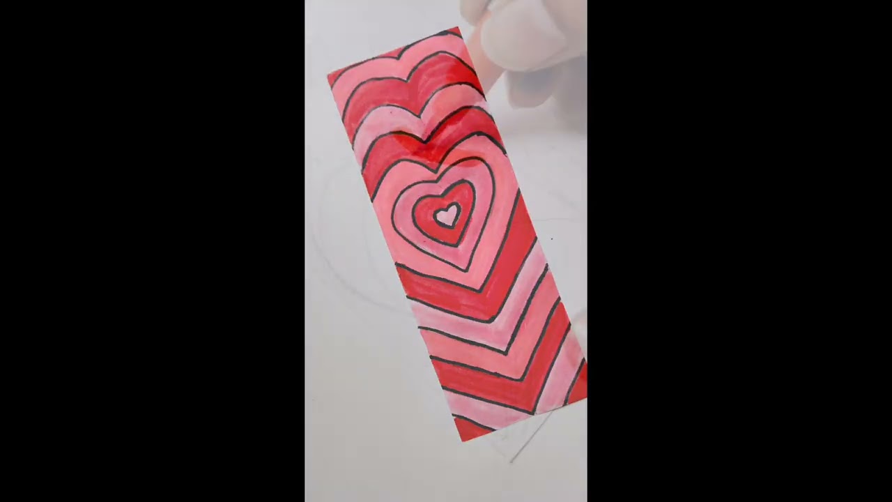 How to draw a beautiful bookmark for three design 
