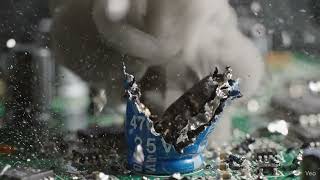Capacitor Explosion #shorts
