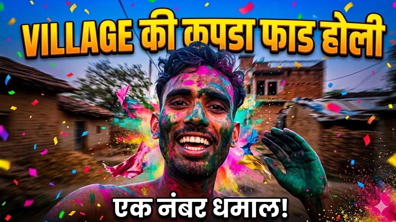 Village ki Kapada Phaad Holi 2026 🎨 | Unreal Holi Madness in My Village! 👕💥