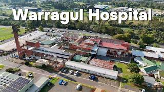 Warragul Hospital from the air, Victoria, Australia