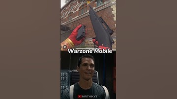Empty Magazine Inspection In COD Mobile Vs Warzone Mobile 🔥🥶 #codwzm #wzm #shorts #codm  #iferg