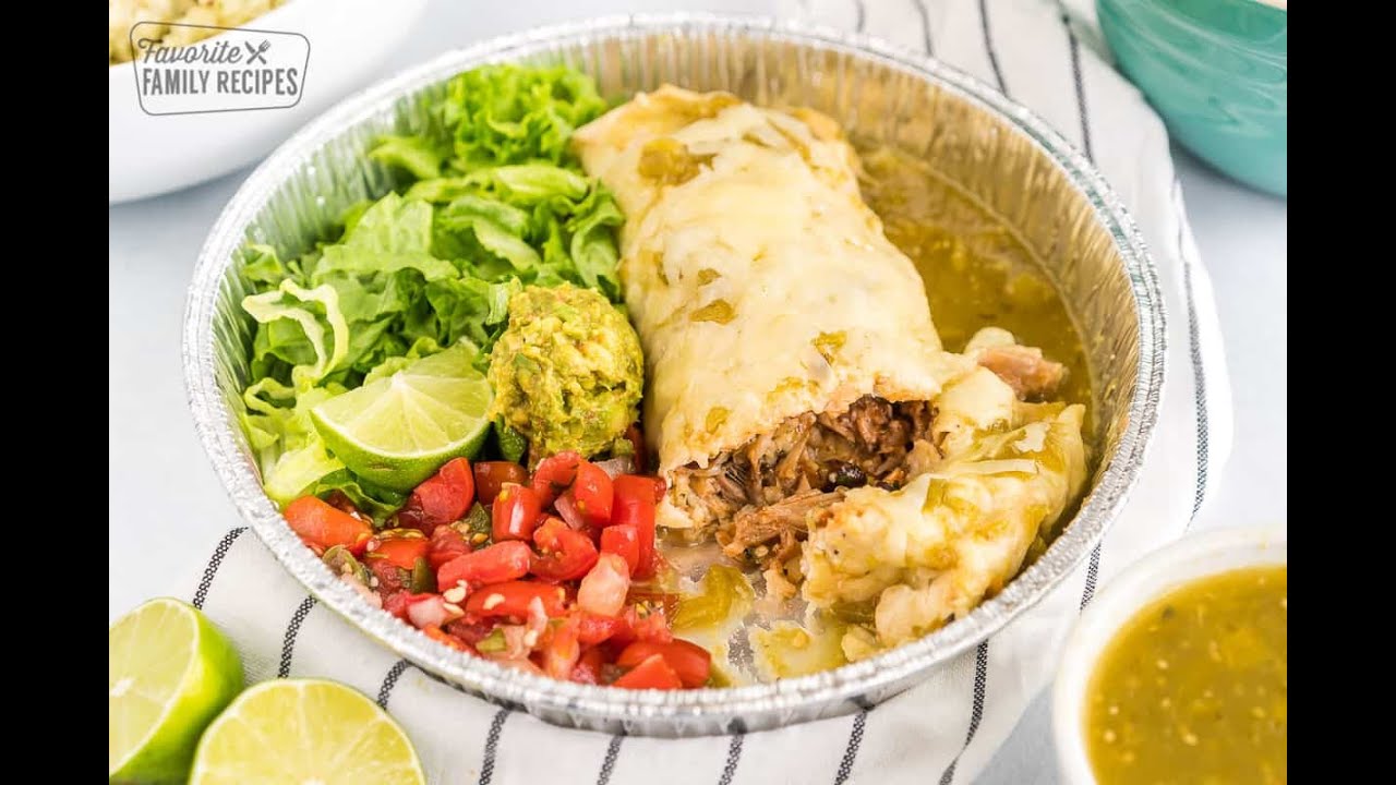 Cafe Rio Sweet Pork Burrito Copycat Recipe - YouTube