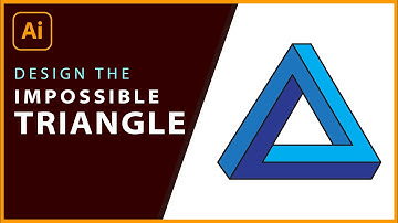 Design the Impossible Triangle (aka Penrose Triangle) in Adobe Illustrator - Beginner Tutorial