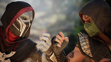 Mortal Kombat 1 - Ermac vs Reptile | All Intro/Interaction Dialogues