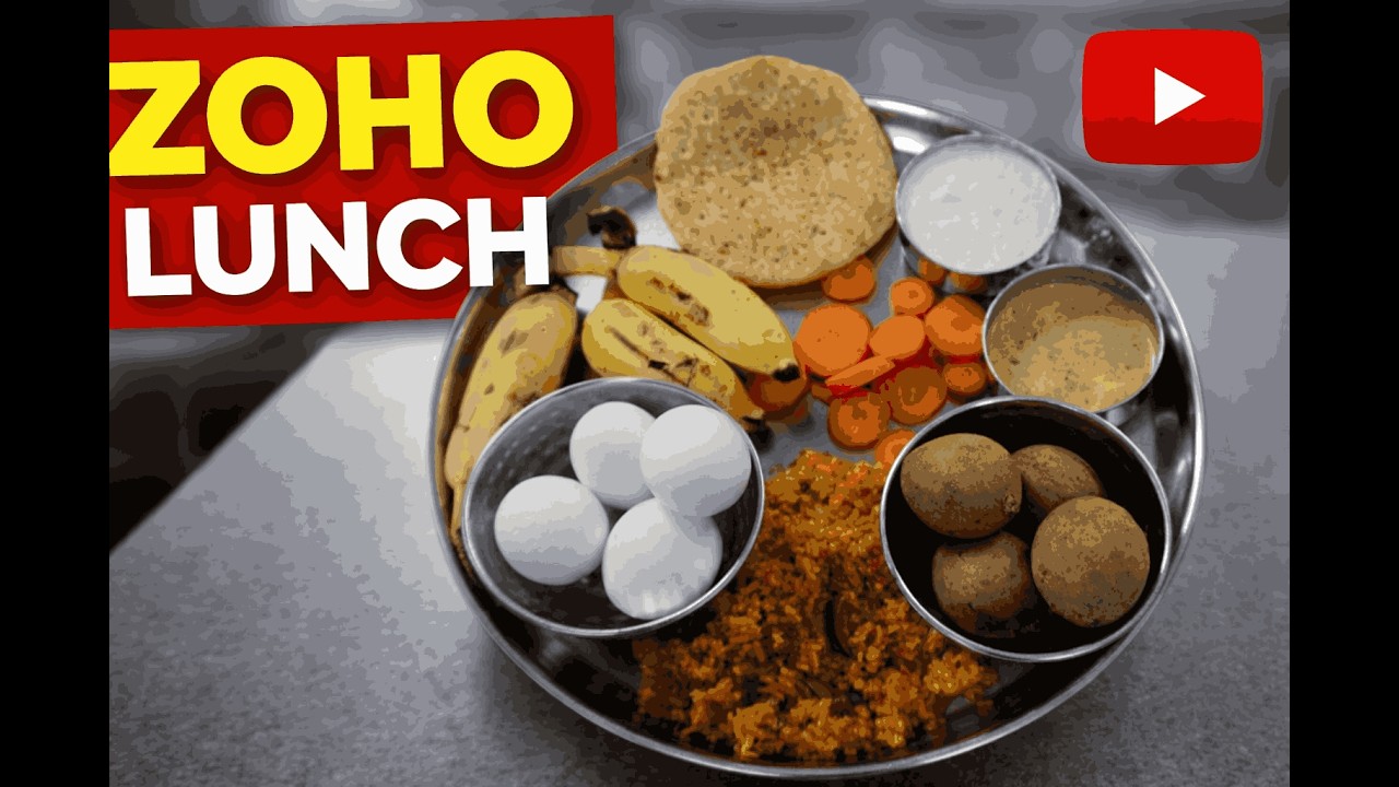 Vlog #6 What We Eat at Zoho Office? 🍛