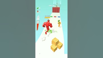 Muscle rush 100th level gameplay walkthrough #3 android/iOS #shorts #lowenddevice #spader