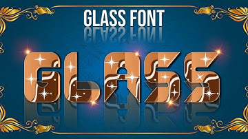 Most Unique Glass Font Editing In Ps Touch Pixellab Ps Cc | How To Make Glass Font | Zarraq Creation