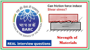 BARC Real Questions Series | Strength of Materials | BARC Interview preparation for ME & CIVIL