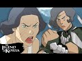 Lin vs. Suyin Beifong 🔩 Metalbending Battle | Legend of Korra