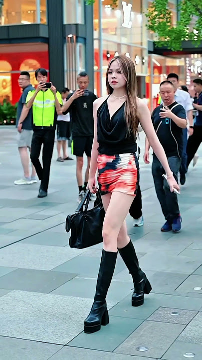 Gaya Busana Jalanan Gadis Cantik Tiongkok Baru, Trendi TIKTOK 🔥🥀#remix