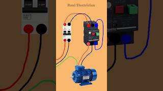 How to Wire a Single-Phase Motor with a 3-Phase MPCB | #shots #electrical