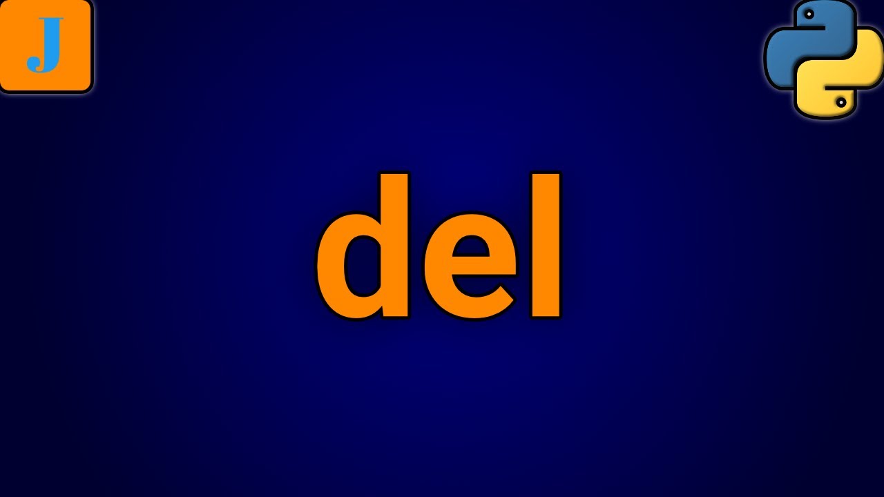 Python del
