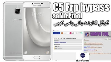 SAMSUNG C5 GOOGLE ACCOUNT BYPASS (Android 8.0) | C5000 FRP UNLOCK,REMOVE with SAMFRPTOOL 4.2