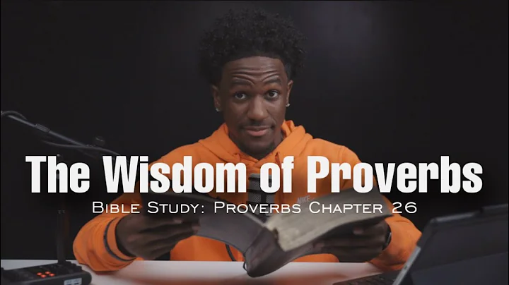 YOU LACK DISCIPLINE: Proverbs 26 | Day 26 of 31