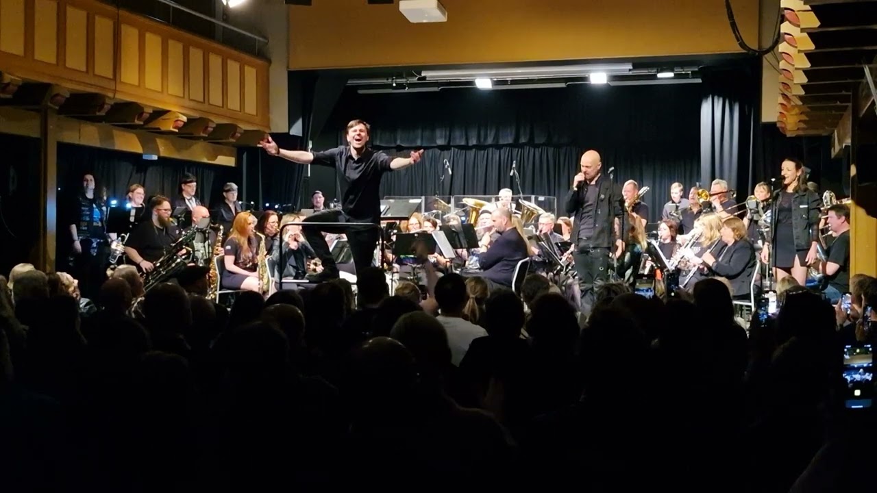 Oppsal Janitsjar goes dark with Roy Khan – 2025- Run to the Hills ( Iron Maiden Cover) Oslo, Norway