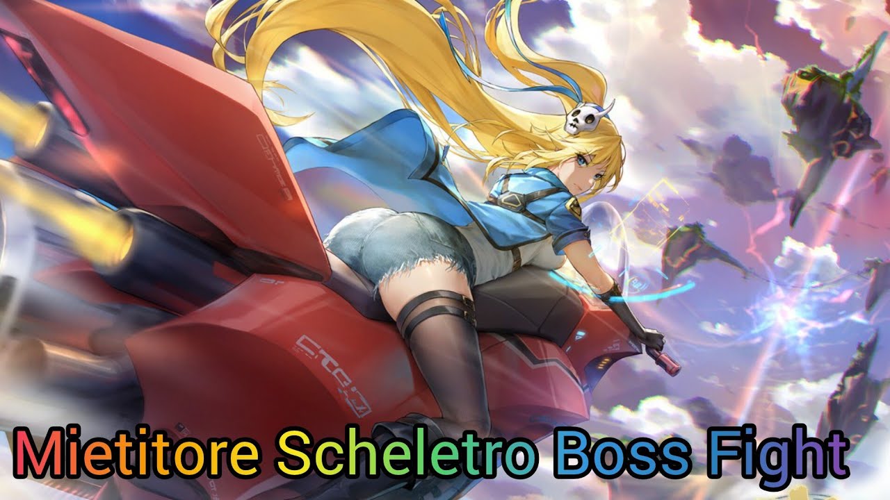 Frontier Hunter: Erza’s Wheel of Fortune - Mietitore Scheletro Boss Fight