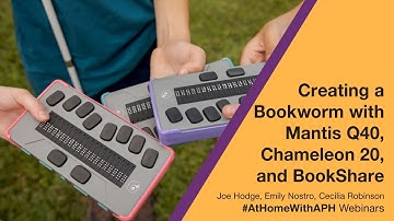 Creating A Bookworm with Mantis Q40, Chameleon 20, and Bookshare