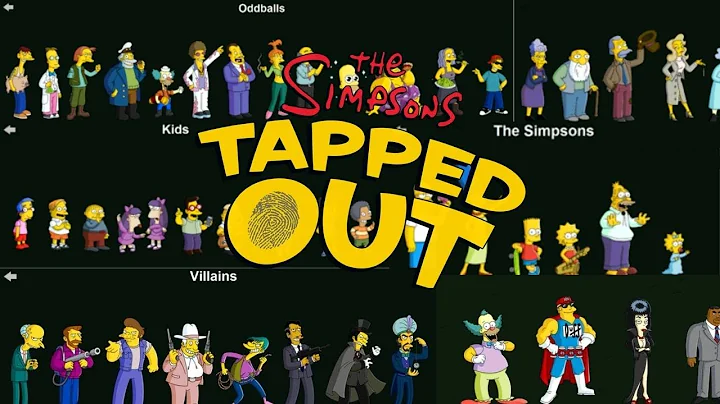 Fixing The Character Collection - The Simpsons Tapped Out (Part 3)