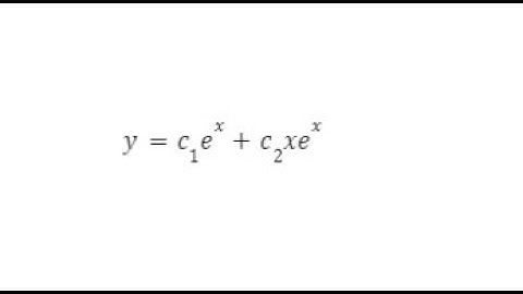 [Tagalog] ELIMINATION OF ARBITRARY CONSTANTS #18 | y=c1e^x+c2xe^x