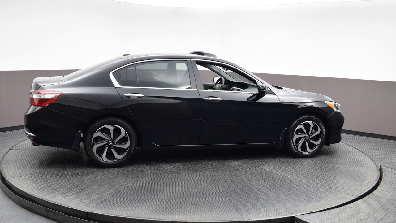 2017 Black Honda Accord 4D Sedan #4967TA - YouTube