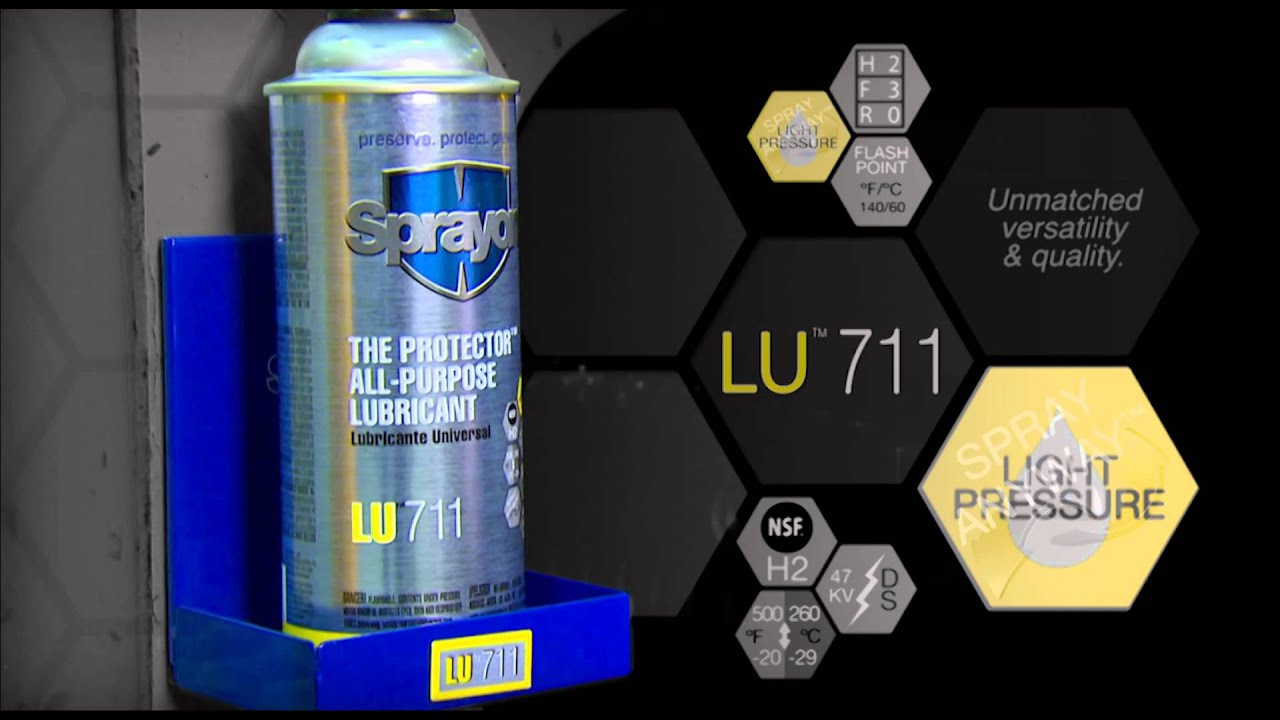Sprayon LU711 The Protector™ AllPurpose Lubricant YouTube
