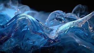 Blue Liquid Abstract Background | Abstract Srt Screensaver for tv