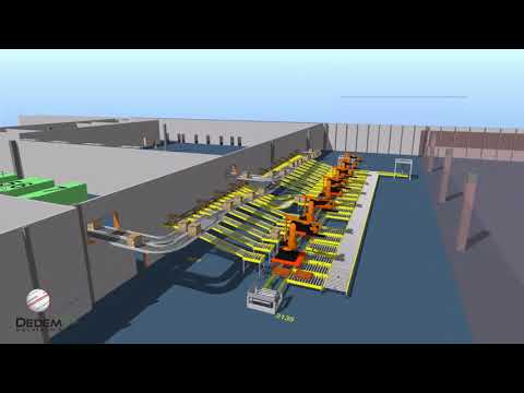 FMCG Sorting & Palletizing Project Simulation