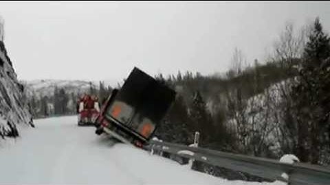 Truck rescue in Norway gone totally wrong!