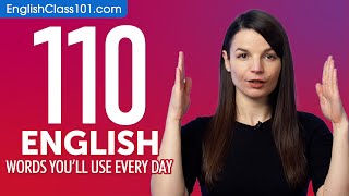 110 English Words You'll Use Every Day  Basic Vocabulary #51