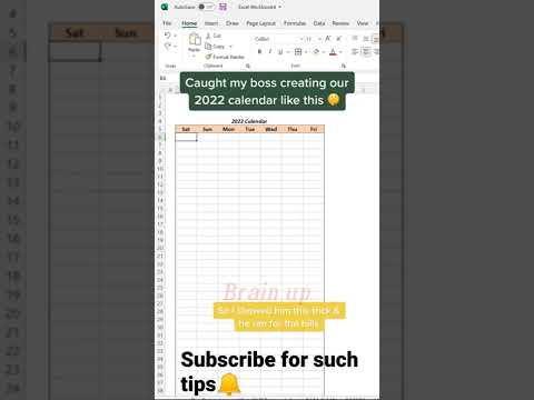 Create Dynamic calendar
