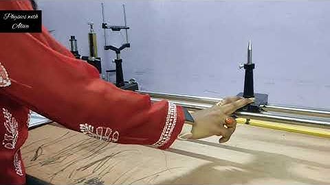 To find the focal length of a convex lens by plotting the graph between u and v or 1/u vs 1/v